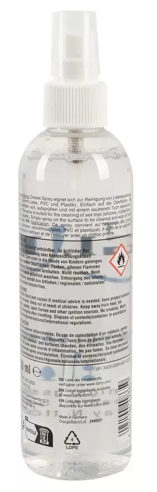 Just Glide higieninis purškiklis 250 ml – pažangi higienos formulė žaislams