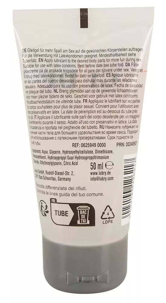 Just Glide Performance vandens ir silikono hibridinis lubrikantas 50ml veganiškas