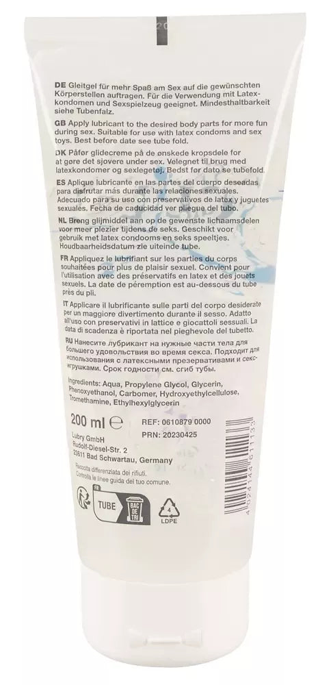 Just Glide Toy Lube 200ml – Vandens pagrindo lubrikantas intymiems prietaisams