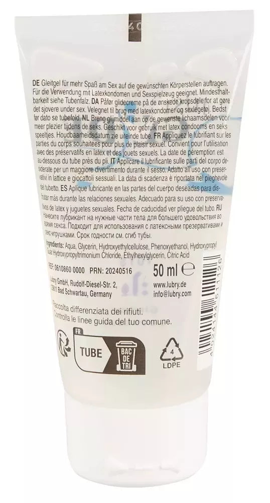 Just Glide Toy Lube 50 ml vandens pagrindo lubrikantas prietaisams ir priedams