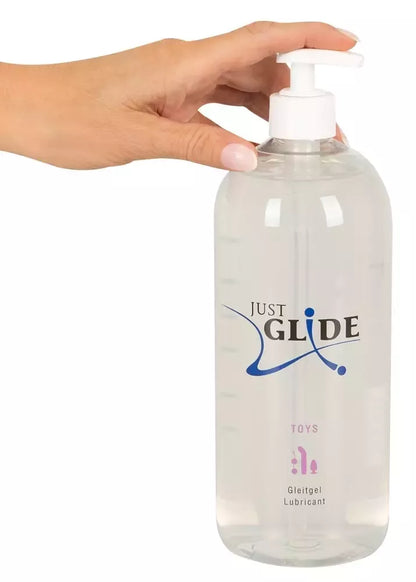 Just Glide Toylube 1000 ml – tirštas vandens pagrindo lubrikantas priedams