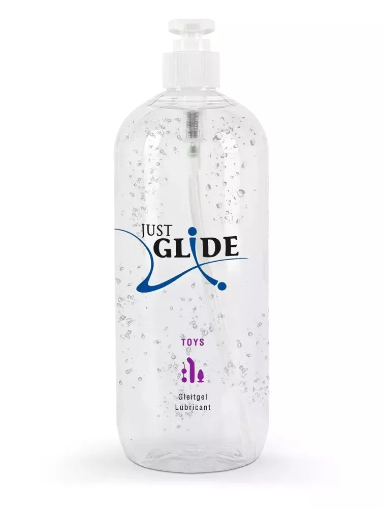 Just Glide Toylube 1000 ml – tirštas vandens pagrindo lubrikantas priedams