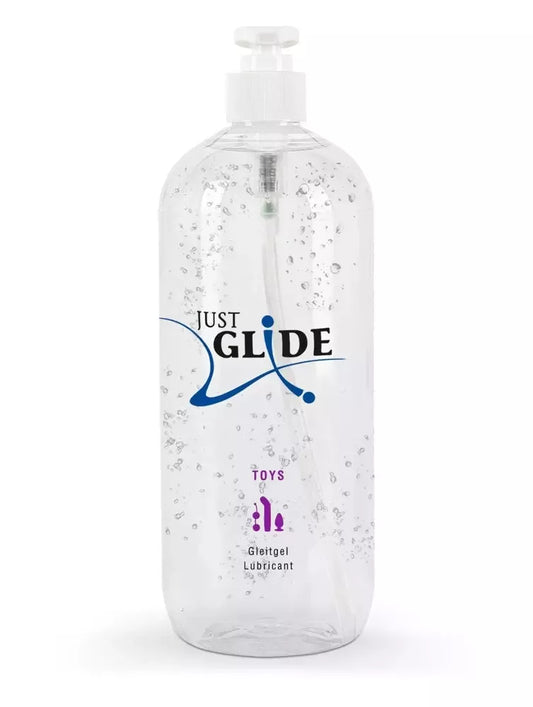Just Glide Toylube 1000 ml – tirštas vandens pagrindo lubrikantas priedams