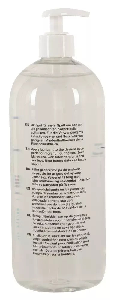 Just Glide Toylube 1000 ml – tirštas vandens pagrindo lubrikantas priedams