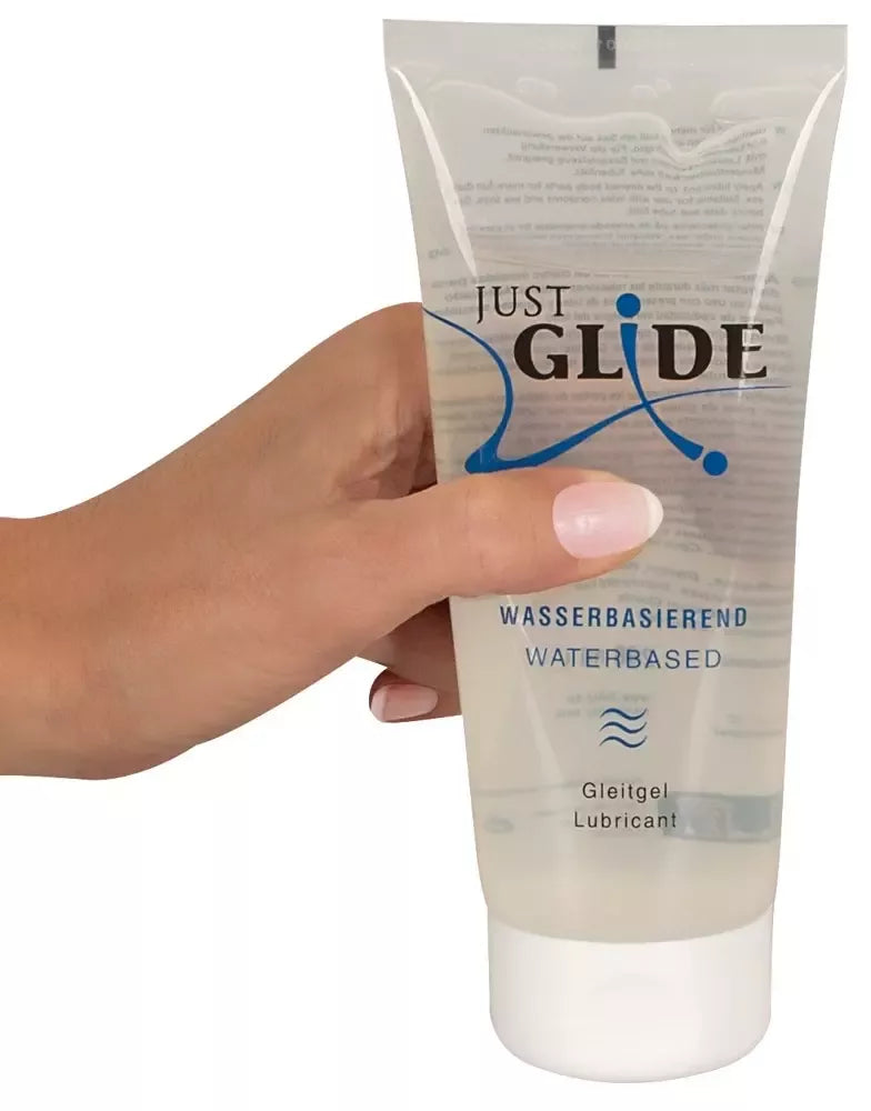 Just Glide vandens pagrindo lubrikantas 200 ml – veganiška, universali formulė