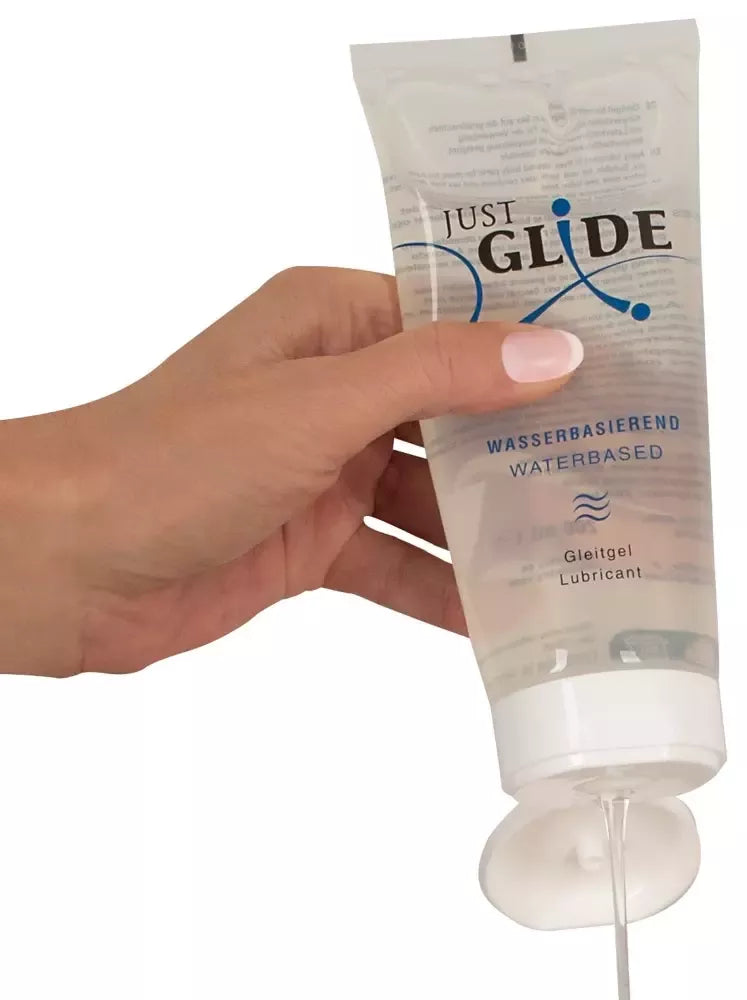 Just Glide vandens pagrindo lubrikantas 200 ml – veganiška, universali formulė