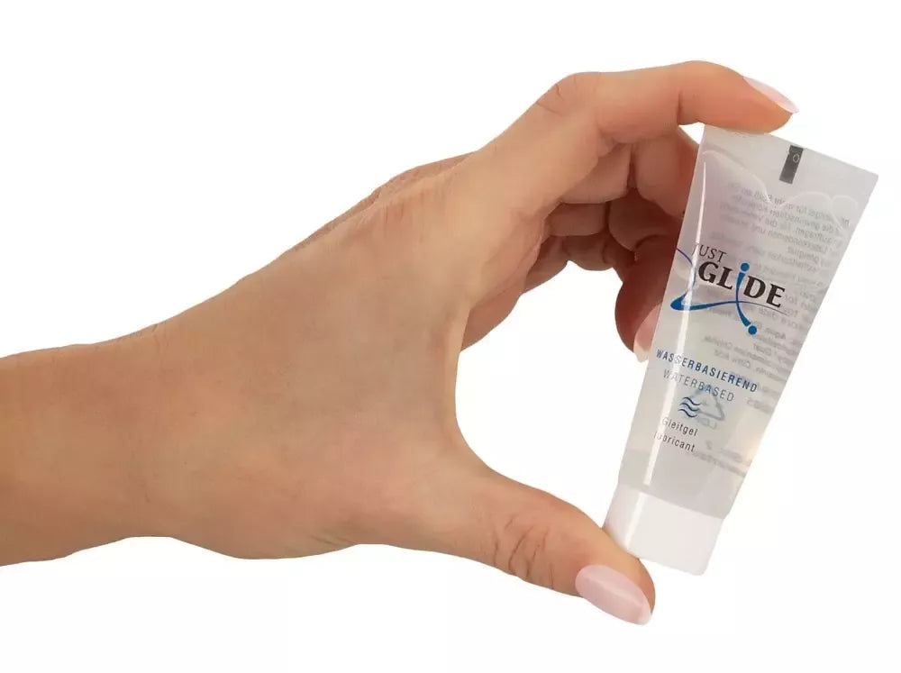 Just Glide vandens pagrindu sukurtas lubrikantas 20ml – veganiška, universali formulė
