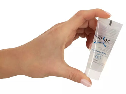 Just Glide vandens pagrindu sukurtas lubrikantas 20ml – veganiška, universali formulė