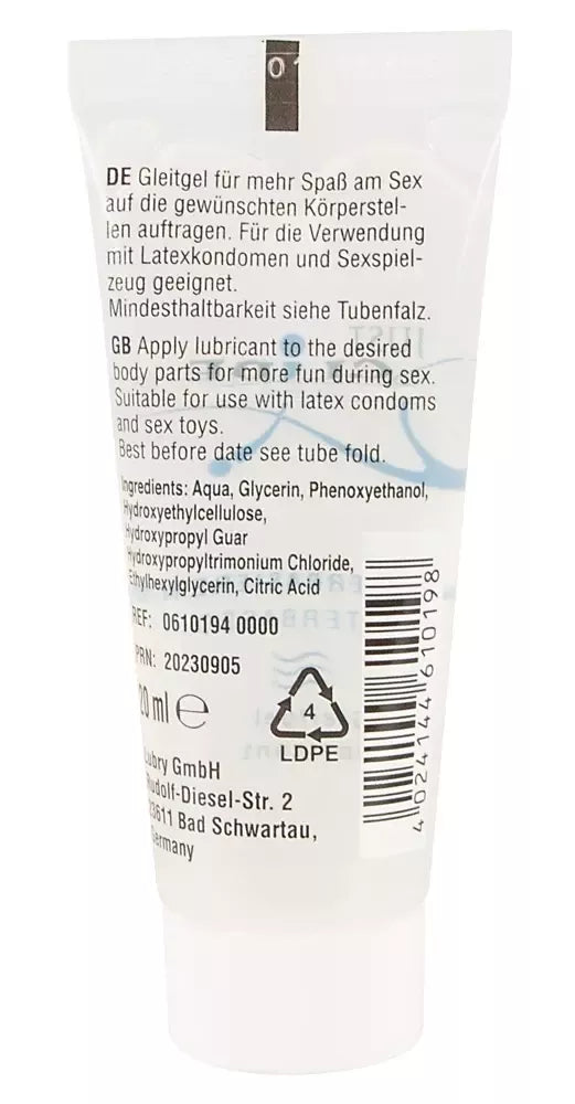 Just Glide vandens pagrindu sukurtas lubrikantas 20ml – veganiška, universali formulė