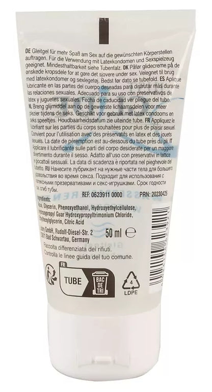 Just Glide vandens pagrindu sukurtas lubrikantas 50 ml – veganiška formulė, saugus naudoti su prezervatyvais