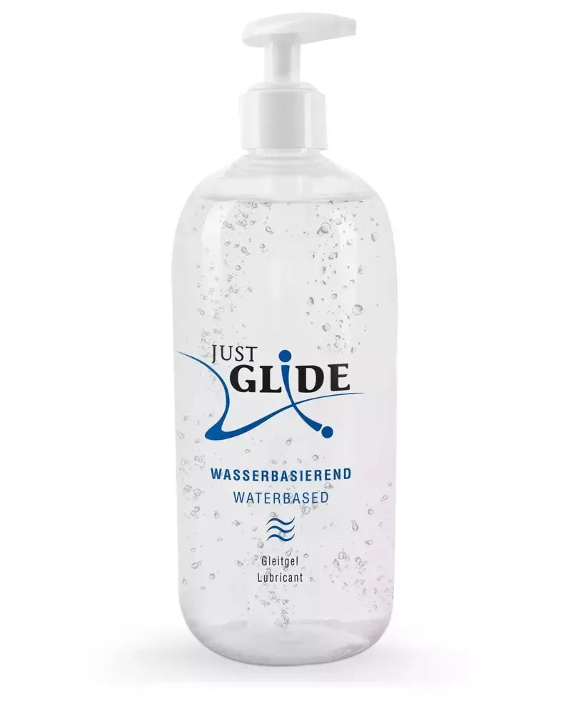 Just Glide Waterbased Lubricant 500 ml – veganiška, universali formulė