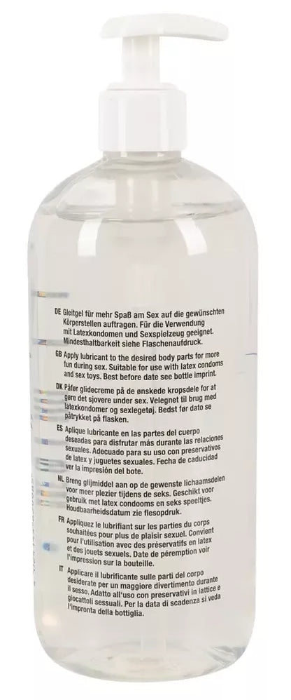 Just Glide Waterbased Lubricant 500 ml – veganiška, universali formulė