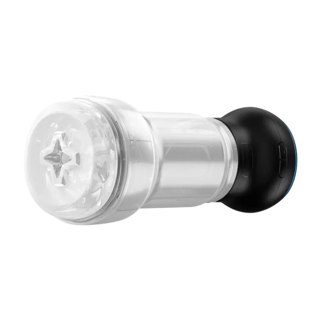 Kiiroo Feel Crystal Pocket intymus prietaisas + PowerBlow Black rinkinys