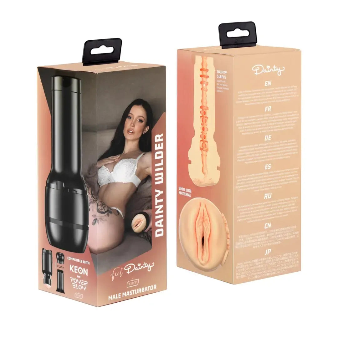 Kiiroo Feel Dainty Wilder PBC Black – interaktyvi intymi sistema