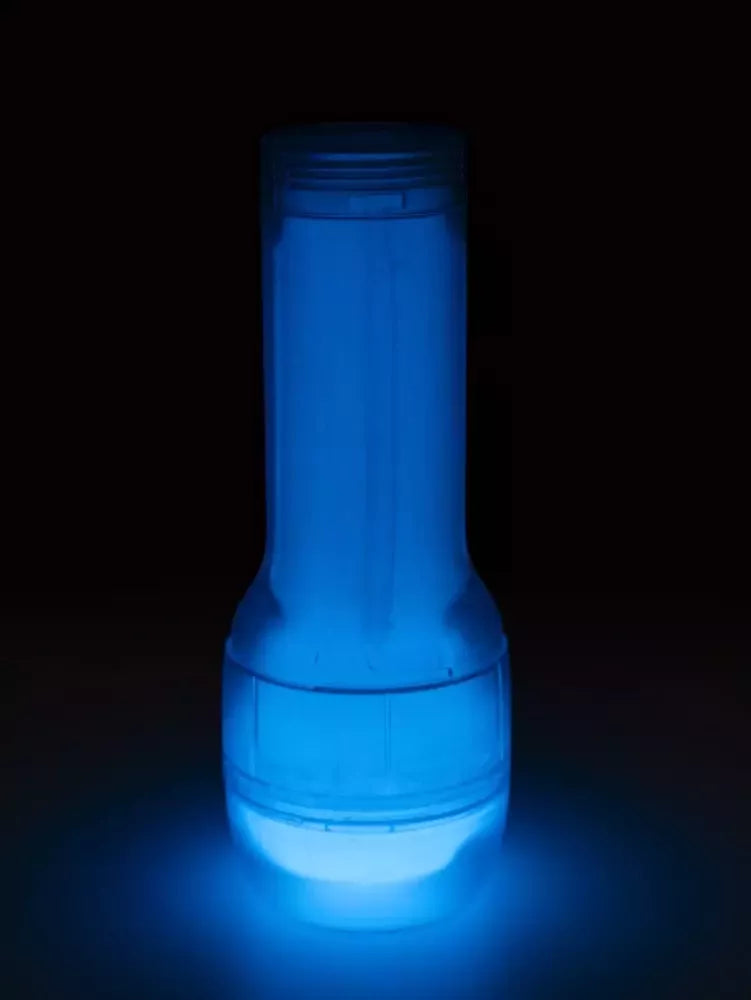 Kiiroo Feel Glow intymus prietaisas – fluorescencinis, permatomas baltas, 22,3 cm