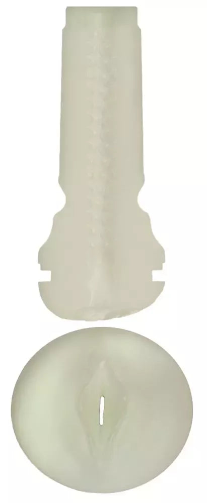 Kiiroo Feel Glow intymus prietaisas – fluorescencinis, permatomas baltas, 22,3 cm