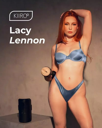 Kiiroo Feel Lacy Lennon interaktyvus intymus prietaisas, 22 cm, odos spalvos