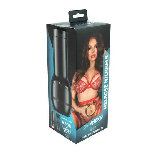 Kiiroo Feel Melrose Michaels PBC Black intymi mova – interaktyvus modelis