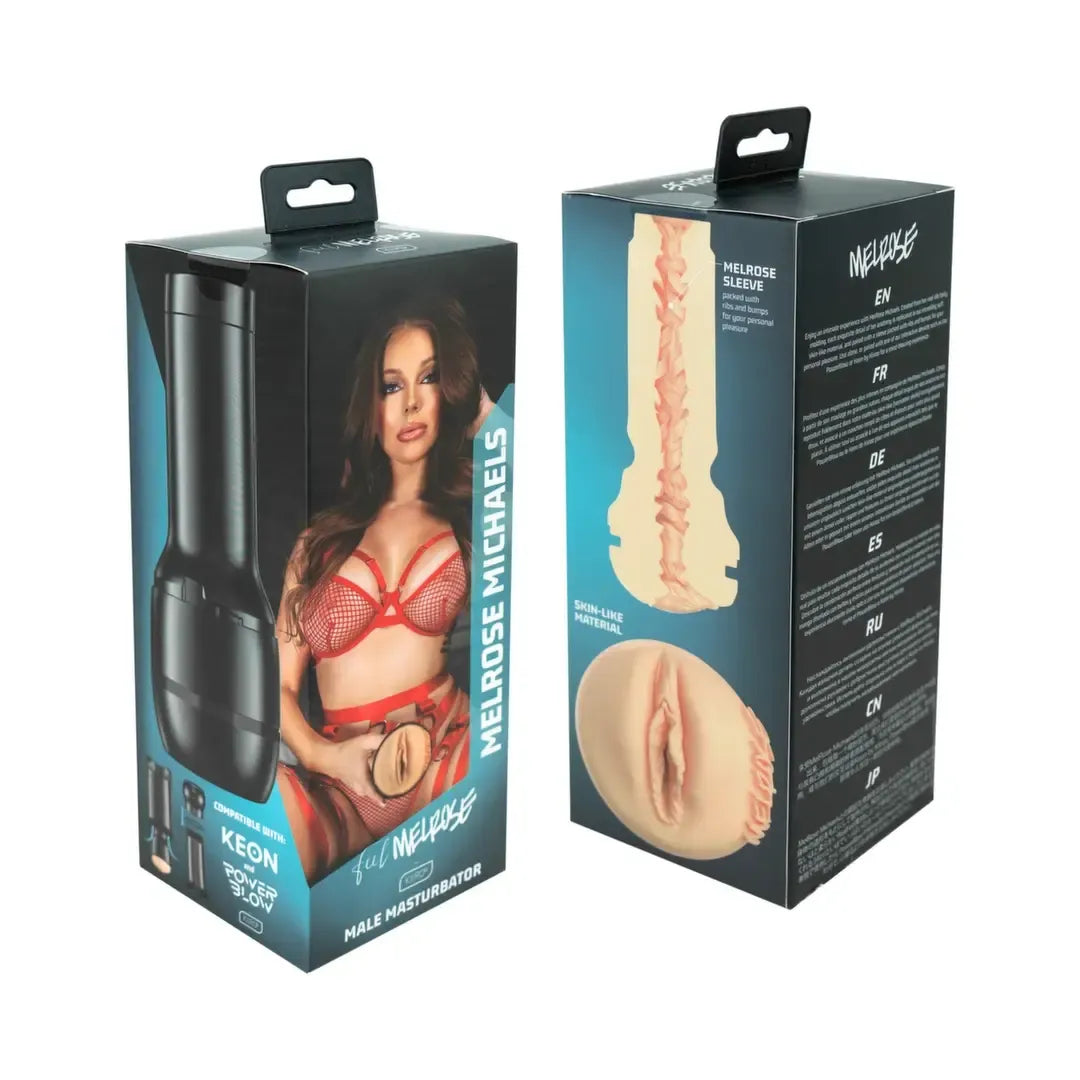 Kiiroo Feel Melrose Michaels PBC Black intymi mova – interaktyvus modelis