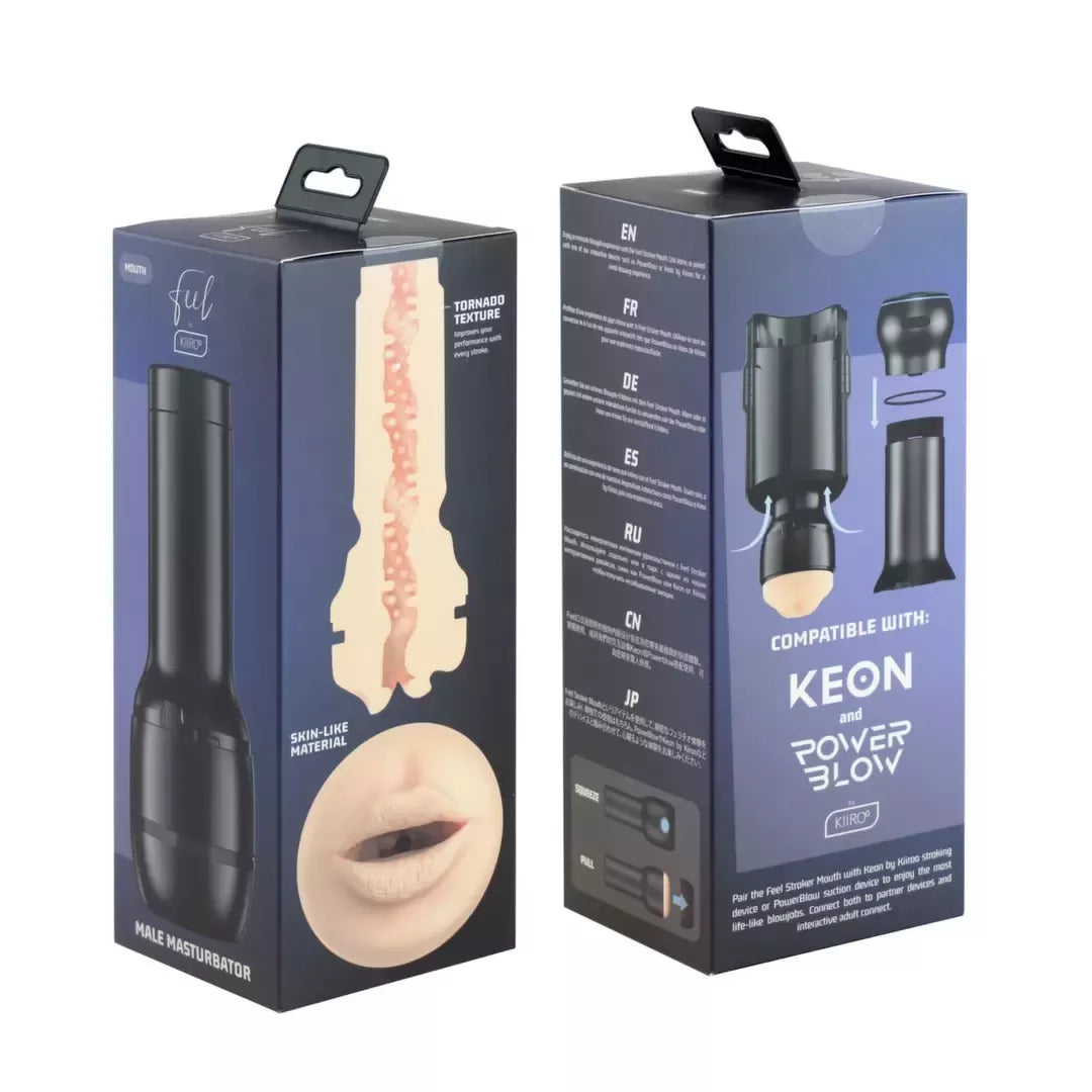 Kiiroo Feel Mouth Model Black – interaktyvus intymus priedas