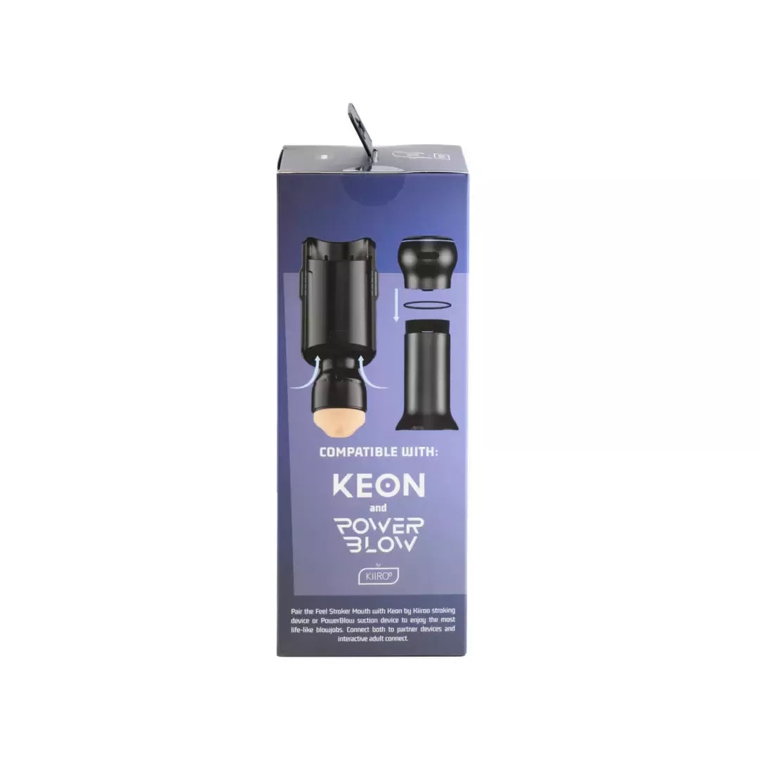 Kiiroo Feel Mouth Model Black – interaktyvus intymus priedas