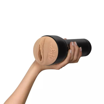 Kiiroo Feel Reya Sunshine Black intymiosios įrangos TPE įvorė