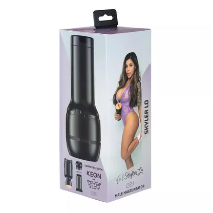 Kiiroo Feel Skyler Lo interaktyvi mova, skirta Keon & PowerBlow, 223 mm