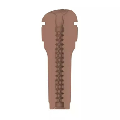Kiiroo Feel Stroker Mid Brown intymus prietaisas – RealFeel medžiaga, 20 cm
