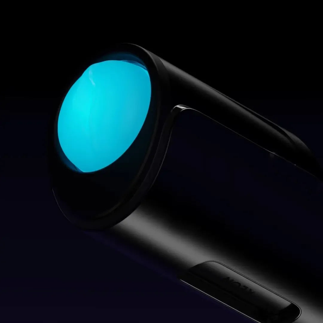 Kiiroo FeelGlow PBC Black – tamsoje šviečianti intymi mova, 21 cm
