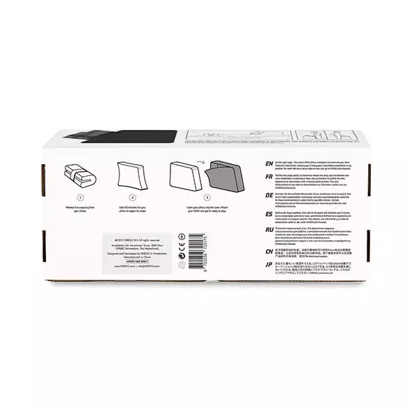 Kiiroo KEON daugiafunkcė atraminė pagalvė su aksominiu užvalkalu 33x40cm