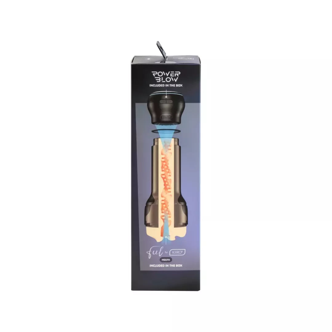 Kiiroo PowerBlow & Feel Mouth Stroker Set – interaktyvusis intymios veiklos įrenginys