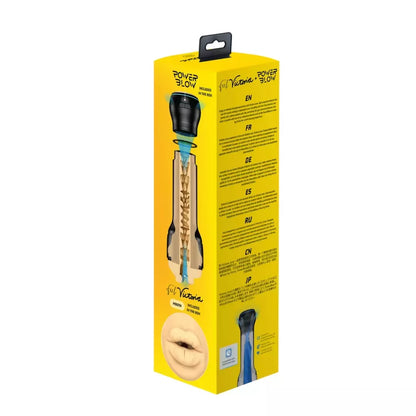 Kiiroo PowerBlow & Feel Victoria June Mouth interaktyvus rinkinys, 23,5 cm