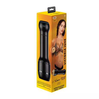 Kiiroo PowerBlow & Feel Victoria June Mouth interaktyvus rinkinys, 23,5 cm