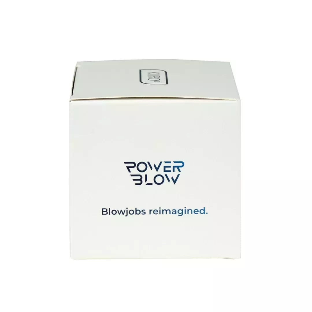 Kiiroo PowerBlow interaktyvus siurbimo įrenginys su programėlės valdymu, juodas