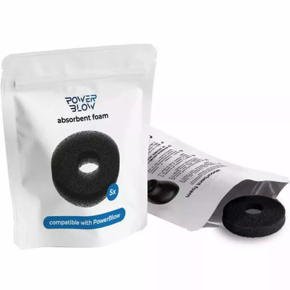 Kiiroo PowerBlow PU putplasčio keičiamų įdėklų pakuotė, 5 vnt., higienai ir apsaugai
