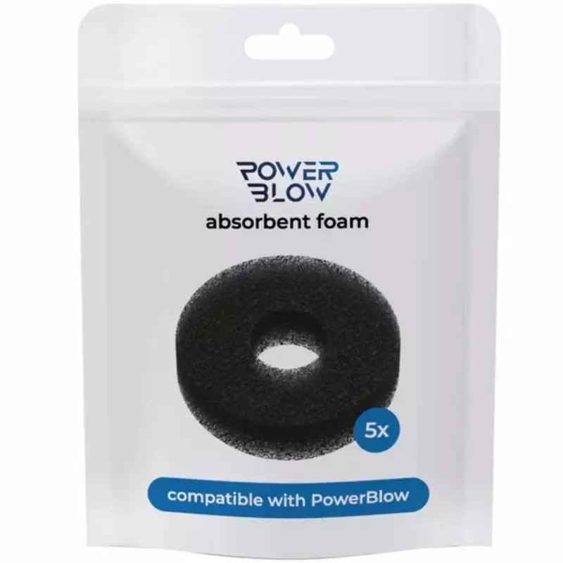 Kiiroo PowerBlow PU putplasčio keičiamų įdėklų pakuotė, 5 vnt., higienai ir apsaugai