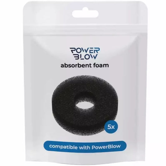 Kiiroo PowerBlow PU putplasčio keičiamų įdėklų pakuotė, 5 vnt., higienai ir apsaugai