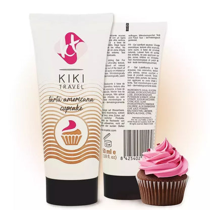 Kiki Travel Cupcake vandens pagrindu sukurtas lubrikantas, 50 ml, veganiška formulė