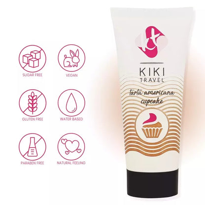 Kiki Travel Cupcake vandens pagrindu sukurtas lubrikantas, 50 ml, veganiška formulė