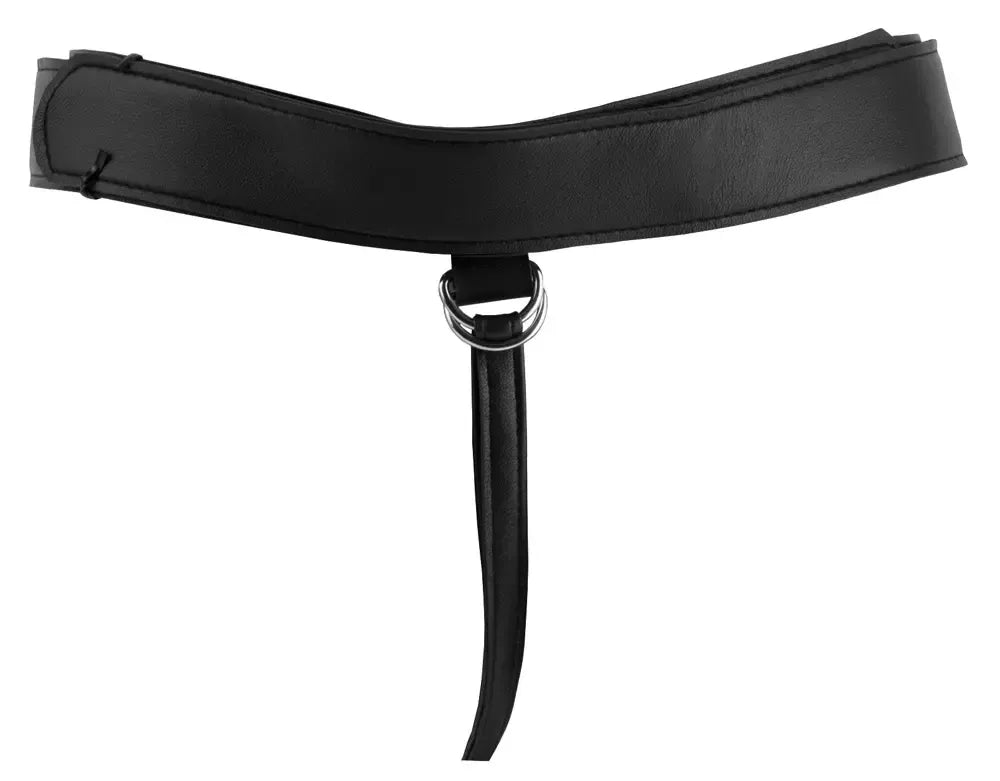 King Cock 8" Strap-On sistema su nuimamu anatominiu modeliu, juoda