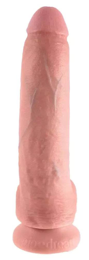 King Cock 9" anatominis modelis su pagrindu, šviesus, 22,9 cm, PVC