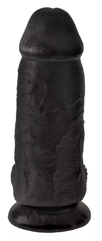 King Cock Chubby Dark anatominis modelis su siurbtuku 22,9 cm