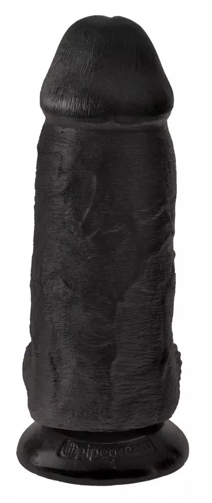 King Cock Chubby Dark anatominis modelis su siurbtuku 22,9 cm