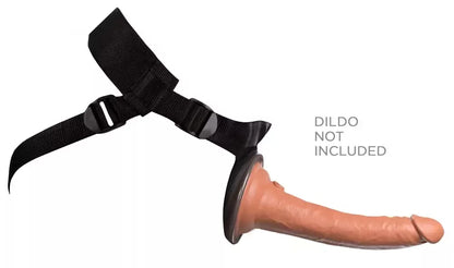 King Cock Elite Comfy Body Dock reguliuojami „strap-on“ diržai, juodi