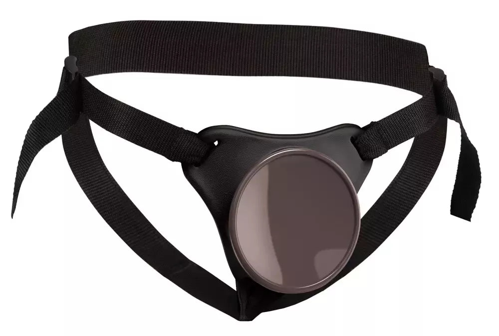 King Cock Elite Comfy Body Dock reguliuojami „strap-on“ diržai, juodi