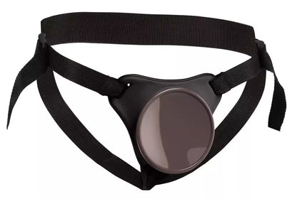 King Cock Elite Comfy Body Dock reguliuojami „strap-on“ diržai, juodi
