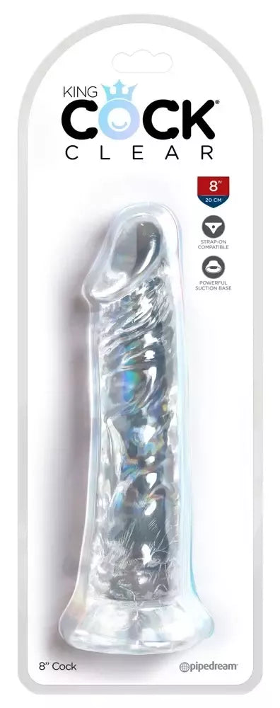 King Cock Model 8 intymumo sistema su siurbtuku 21,8 cm TPE smėlio spalvos