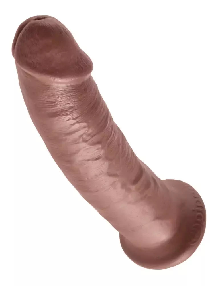 King Cock Model 9" rudas – anatomiškai detalus intymus prietaisas, 24 cm