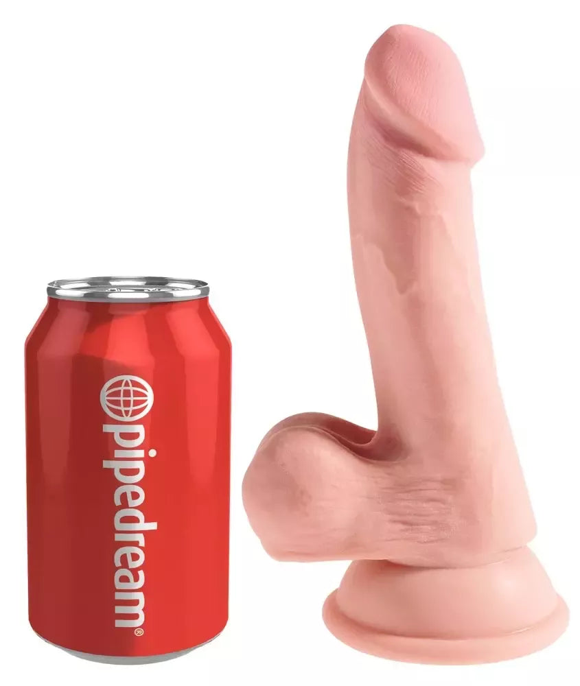 King Cock Plus 6.5 TDC Light trigubo tankio modelis su sėklidėmis, 20,3 cm