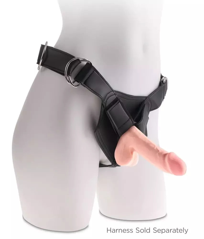 King Cock Plus 6.5 TDC Light trigubo tankio modelis su sėklidėmis, 20,3 cm
